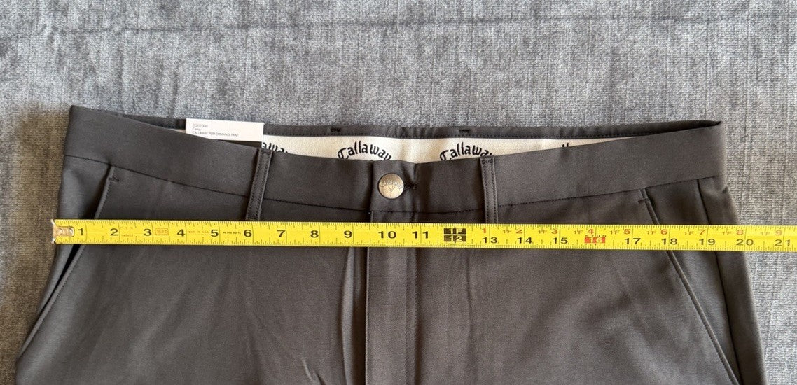Callaway Opti-Dri Stretch Golf Pants Caviar Men's 38x30 Performance NWT