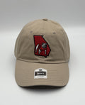 Georgia Bulldogs Fan Favorite '47 Brand Mascot Khaki Relaxed-Fit Hat Cap NEW