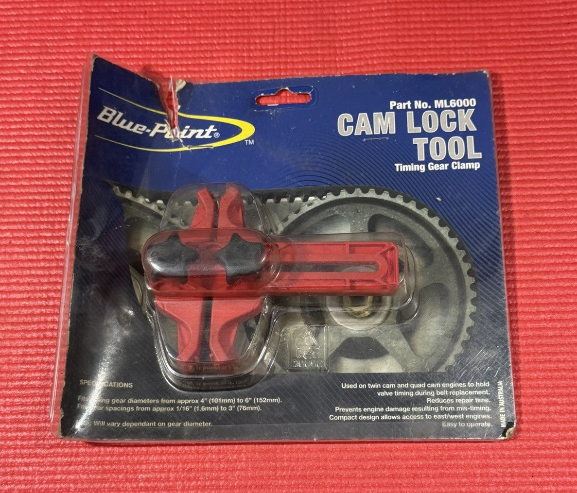 Blue-Point Tools ML6000 Camshaft Lock Tool / Timing Gear Clamp w/ OG box USA