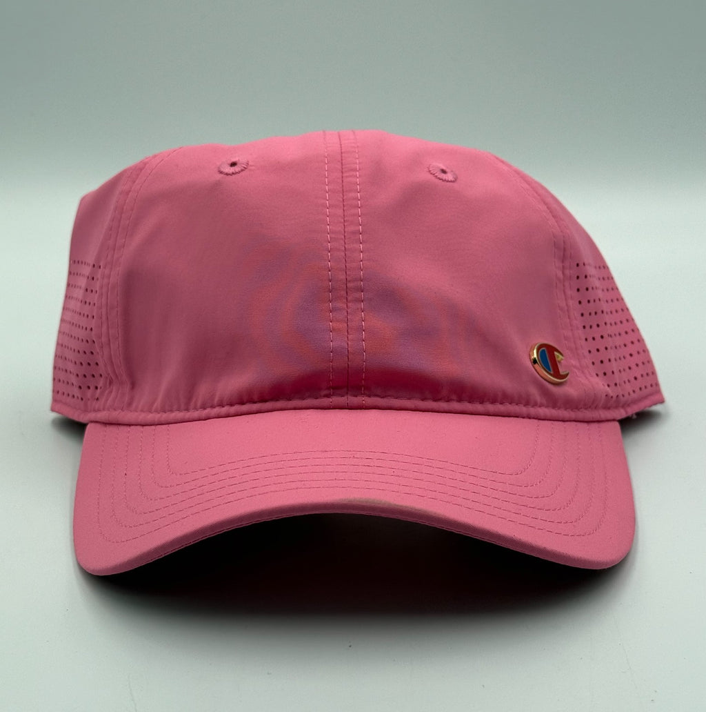 NWT Champion Strapback Cap Women's Pink Adjustable Performance Running Hat