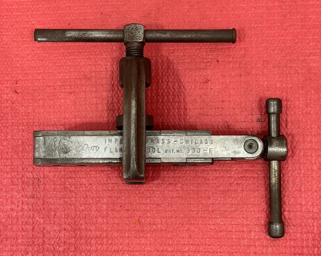 Hi-Duty Imperial Brass 300-F Flaring Tool Forged Steel Made in Chicago USA