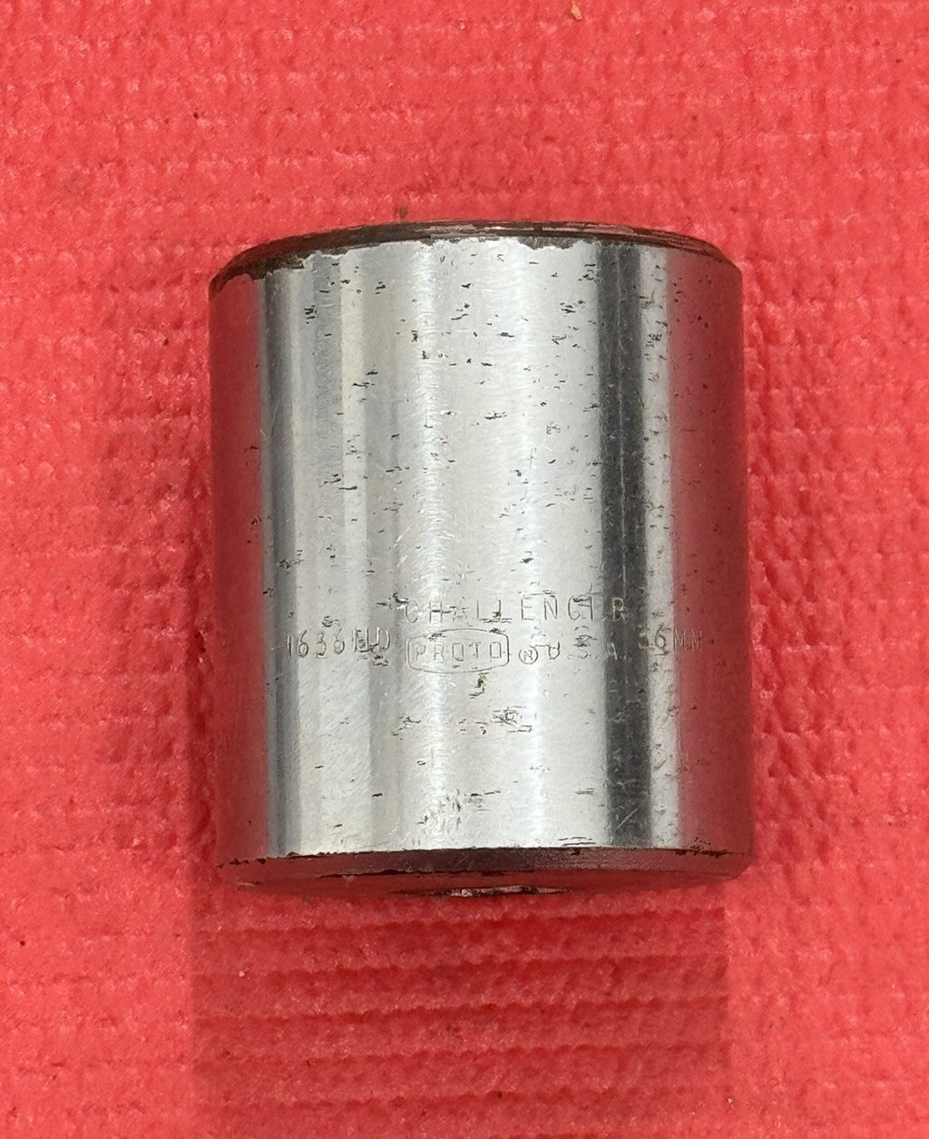 PROTO Challenger Tools 1636, 1/2" Drive 36MM Shallow Socket 12PT Made in USA