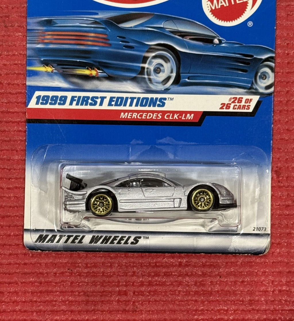 NEW Hot Wheels 1999 FIRST EDITIONS SILVER MERCEDES CLK-LM #926