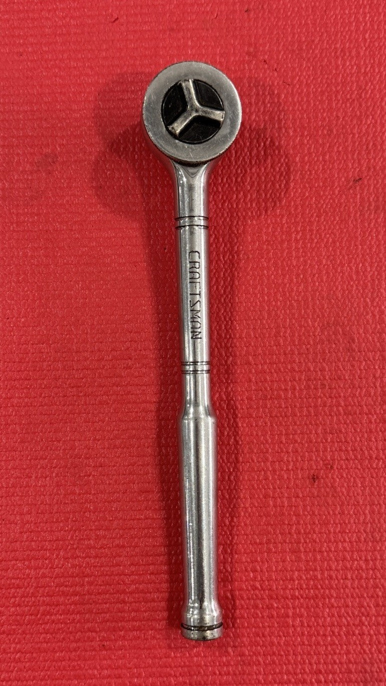 Vintage CRAFTSMAN 943797  1/2" Drive Thumb Wheel Ratchet Tri-wing Made In USA
