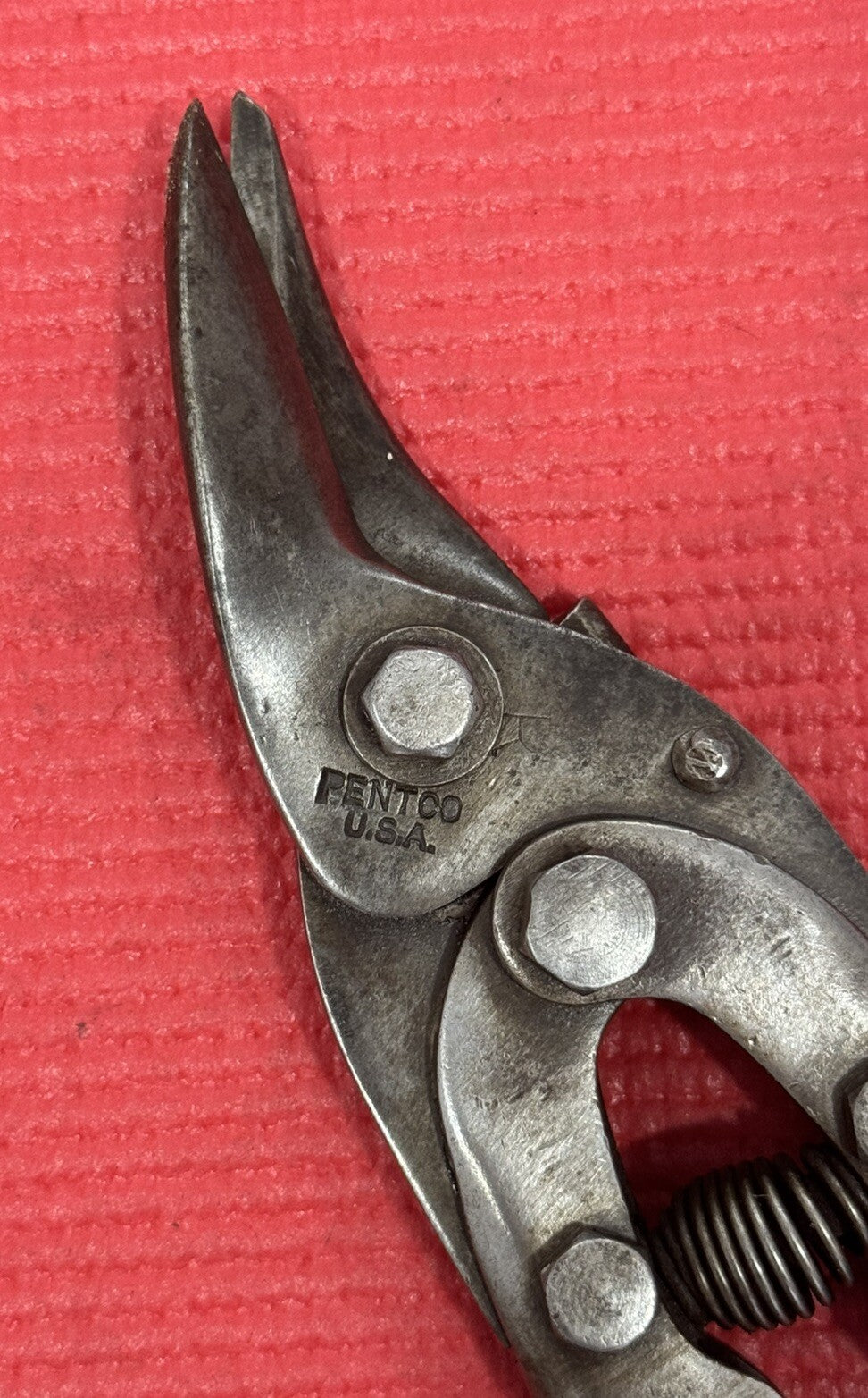 Vintage PENTCO Heavy Duty Right Tin shears Made In USA Very Rare