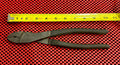 Wire Crimper Cutter Pliers Vintage Old Hand Tool 10" Black Handles Heavy Duty N7