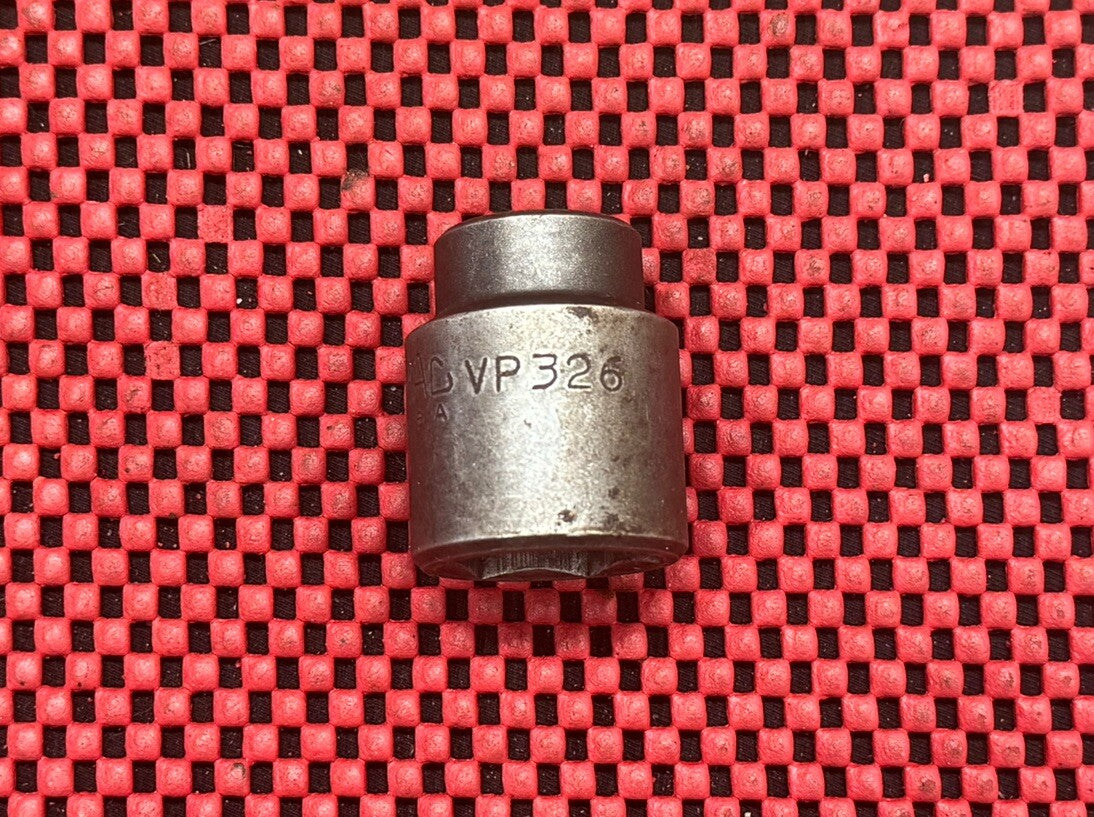 MAC Tools VP326 1/2” Drive, 1 Inch 6 PT Shallow Impact Socket Made In USA N8