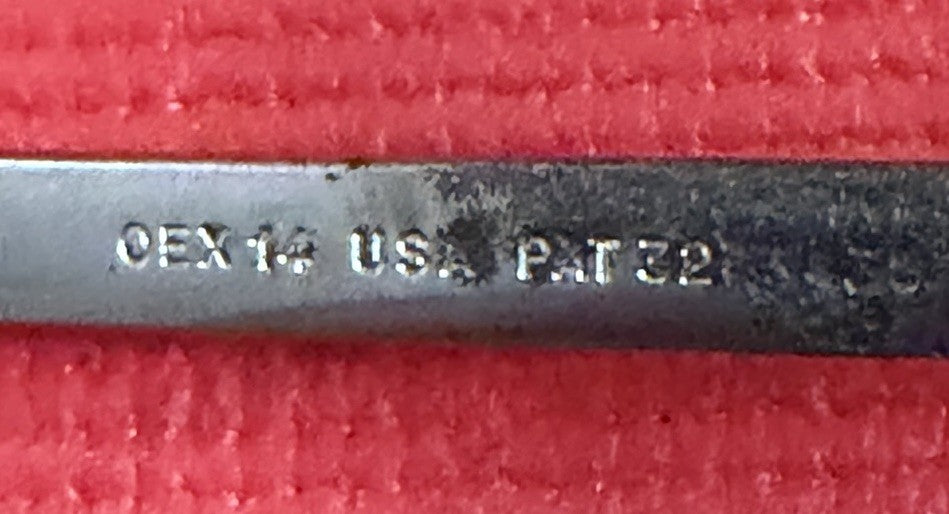 Snap-on Tools OEX14  7/16" 12 Point SAE Combination Wrench Made In USA