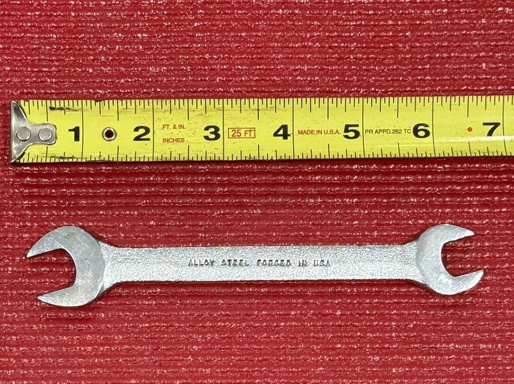 Vintage New Britain Tools NDF-18, SAE 1/2” x 9/16” Open End Wrench Made in USA