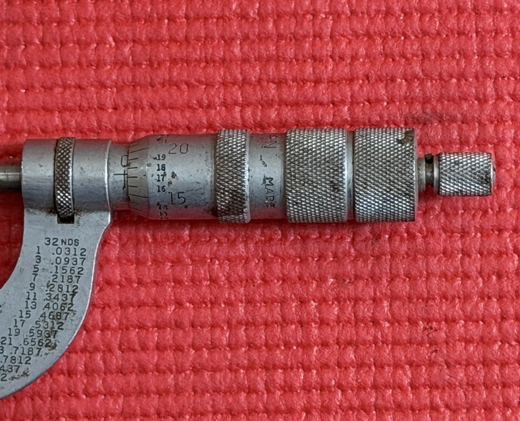 Vintage Craftsman DC  0-1” Micrometer  32nds / 64ths  Made in USA