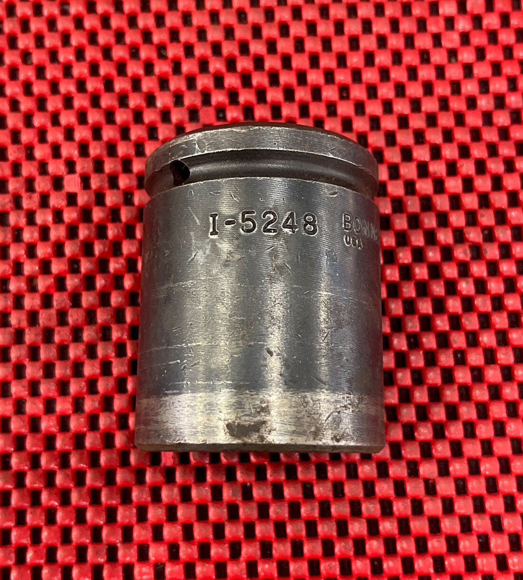 Vintage Bonney I-5248 3/4” Drive Impact Socket 1-1/2" 6 Point Made In USA M9