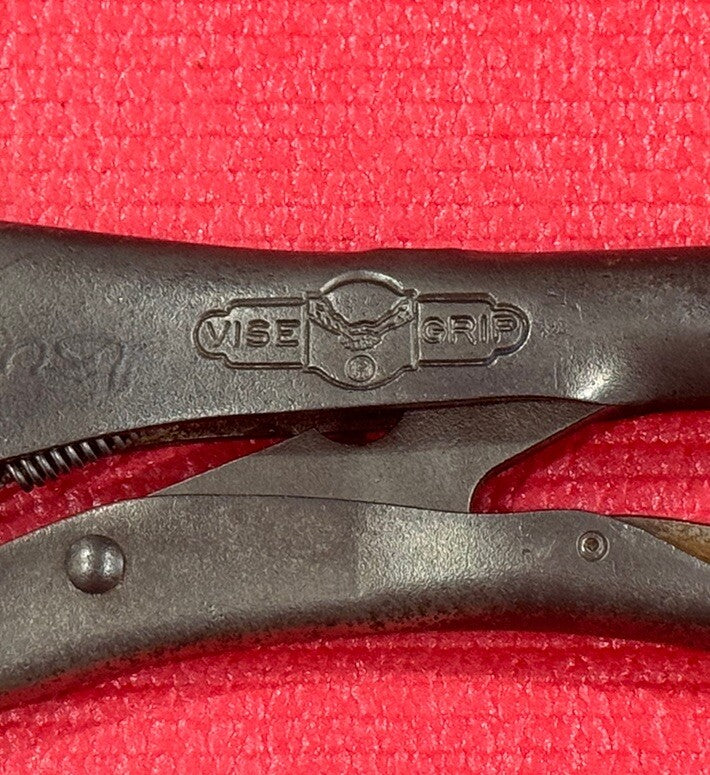 Vintage ViseGrip 10WR Petersen Dewitt 9" Locking Pliers Made in USA