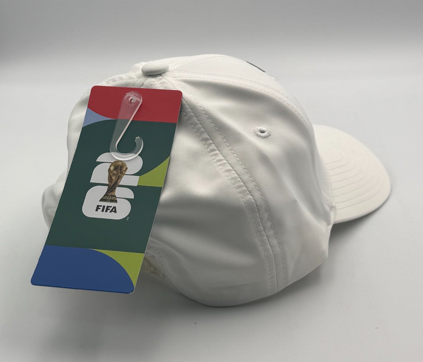 Licensed FIFA World Cup 2026 Soccer Hat Men White Sports Flex Fit Cap New