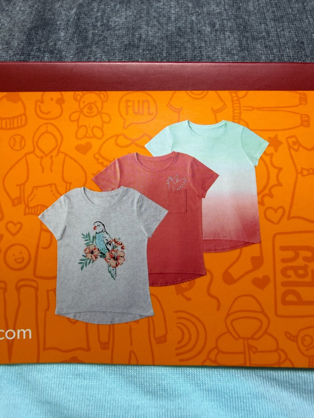 NWT Member's Mark My Favorite Active Tees Girls 7/8 Multicolor Hipster - 3-Pack
