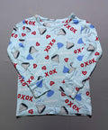 NWOT Hershey's Kisses Character Valentines Adorable 2-Piece Pajamas Kids 4 Blue