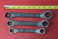 Craftsman Tools 3PC Metric Offset Box End Ratcheting Wrench Set 12MM-21MM USA