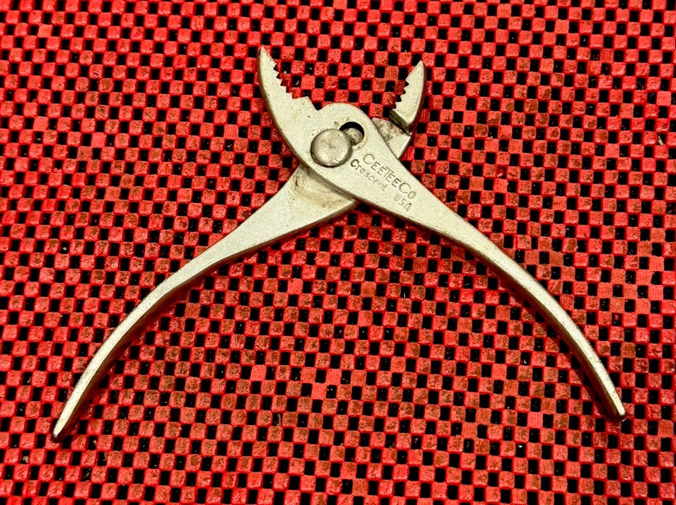 Vintage CeeTee Co. Crescent Slip Joint Pliers 6-1/2" Long Made In USA N1