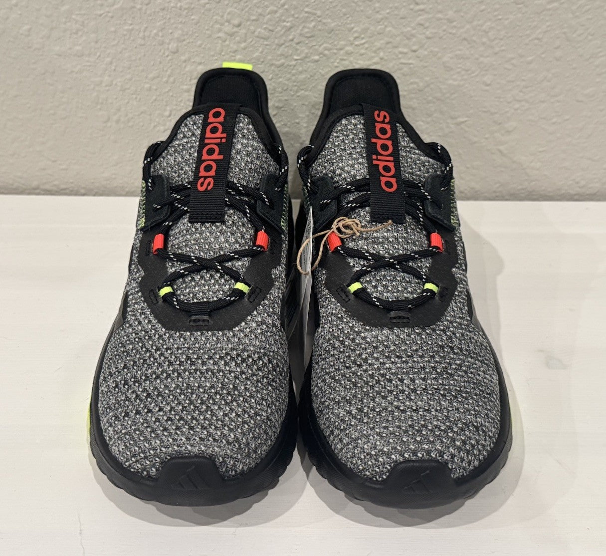 NEW Adidas Kaptir 4.0 Women’s Sneakers Size 6.5 Cloudfoam Black + Green NWB