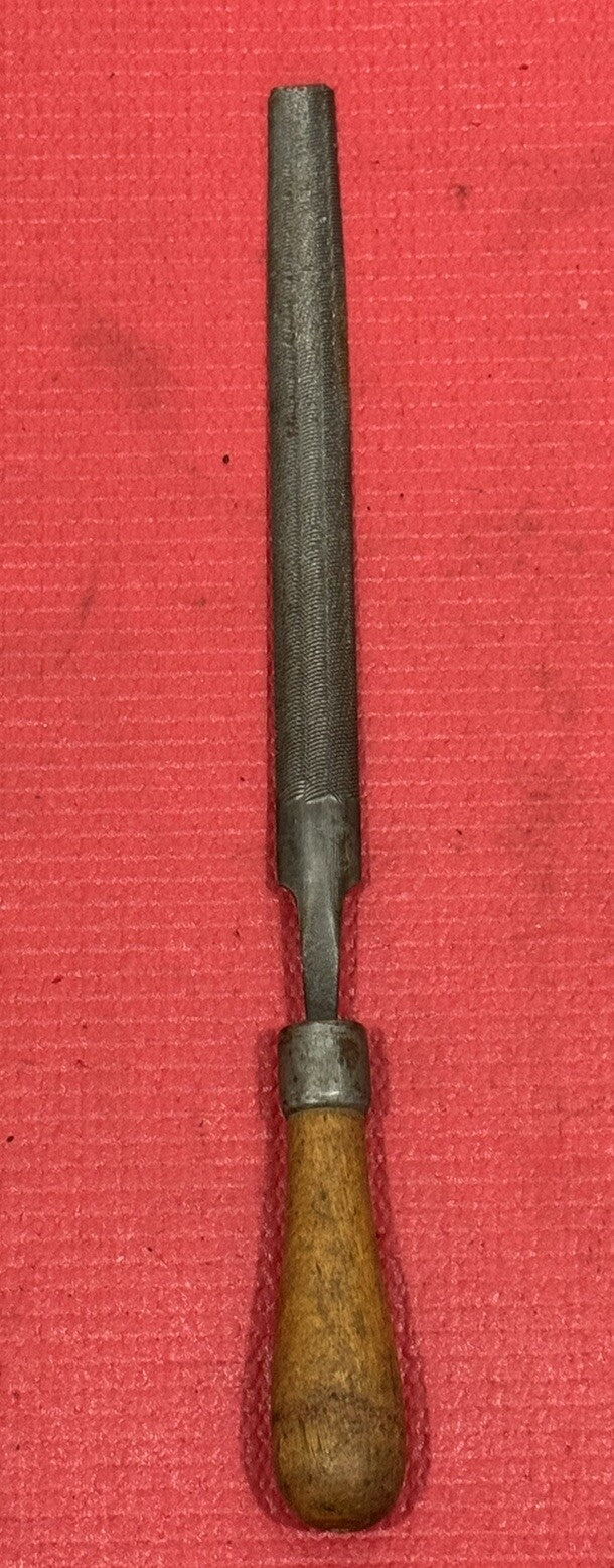 Vintage Nicholson Bastard File 10" W/ Wood Handle Made in USA