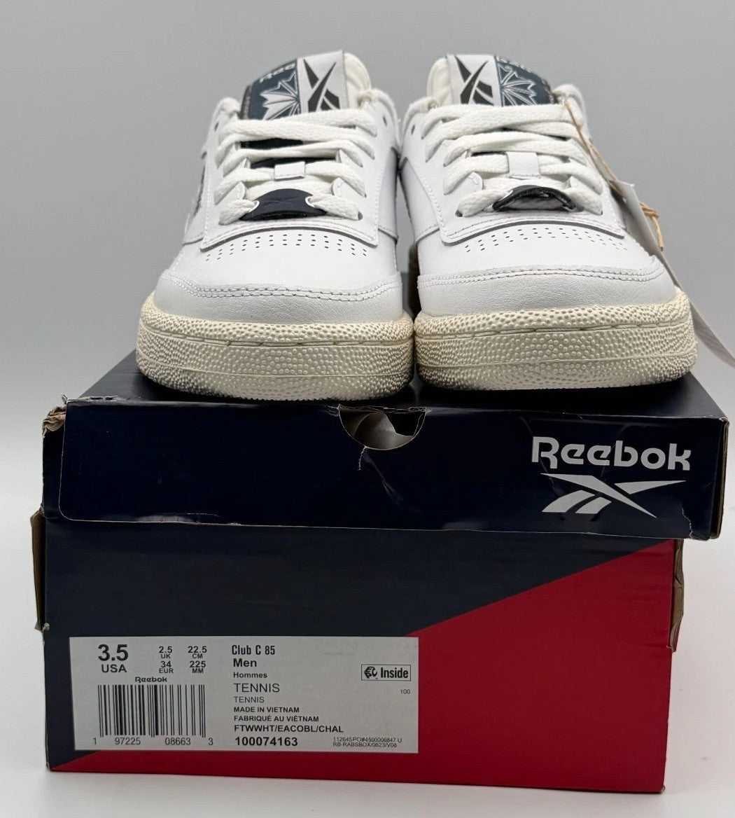 Reebok Casual Walking Club C 85 Sneakers Men's 3.5 White Blue Chalk 100074163