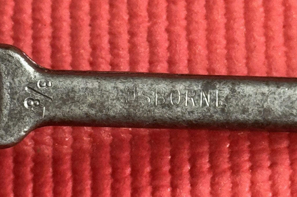 Vintage OSBORNE Arch Punch - 3/8" - Leather, Rubber, Vinyl, Gasket Made In USA