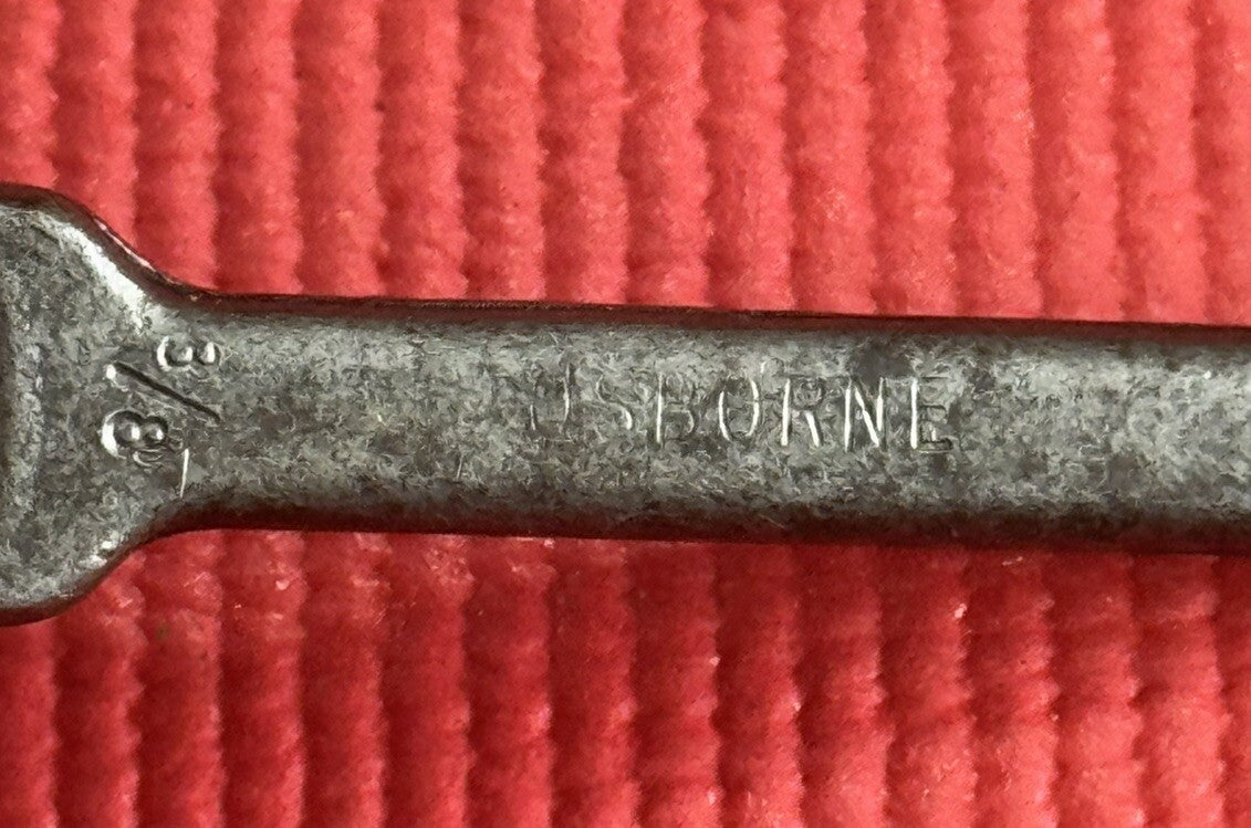 Vintage OSBORNE Arch Punch - 3/8" - Leather, Rubber, Vinyl, Gasket Made In USA