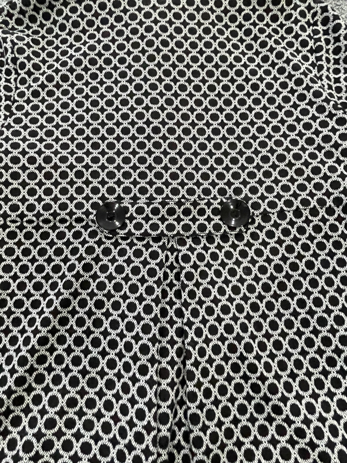 REQ WOMENS SIZE LARGE BLACK & WHITE SWEATER BLAZER/CARDIGAN G5