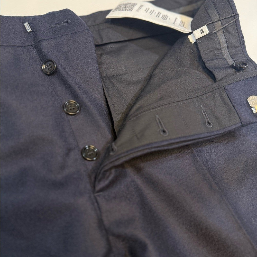 Ami Paris Men's Deep Blue Dress Pants - 38 eu
