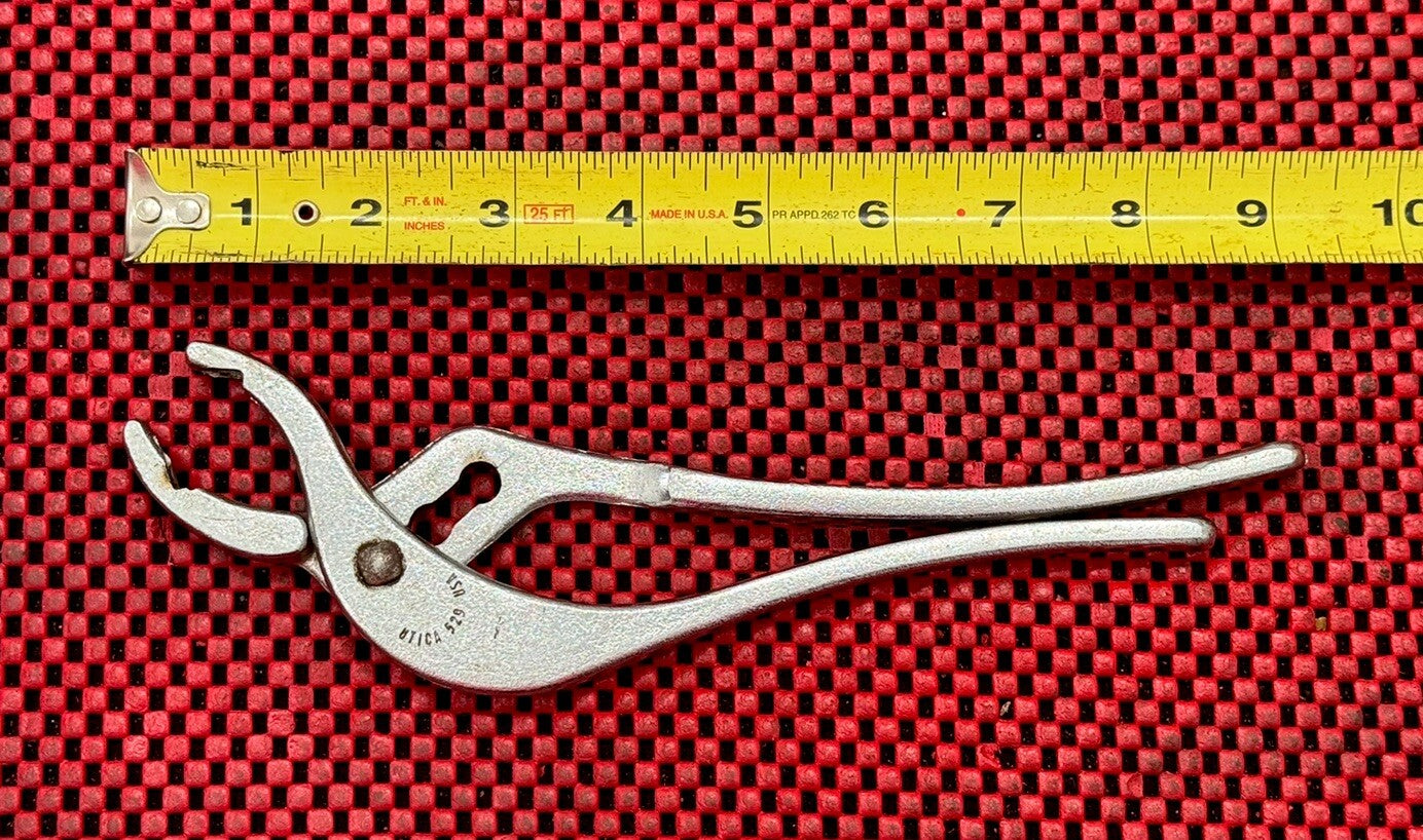 Utica 529 Aircraft Cannon Plug Slip Joint 9" Adjustable Pliers Made In USA N9
