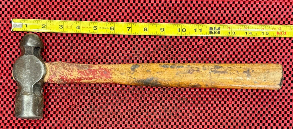 VINTAGE PLUMB Tools 32 OZ. BALL PEEN HAMMER W/wood Handle Made In USA Rare N1