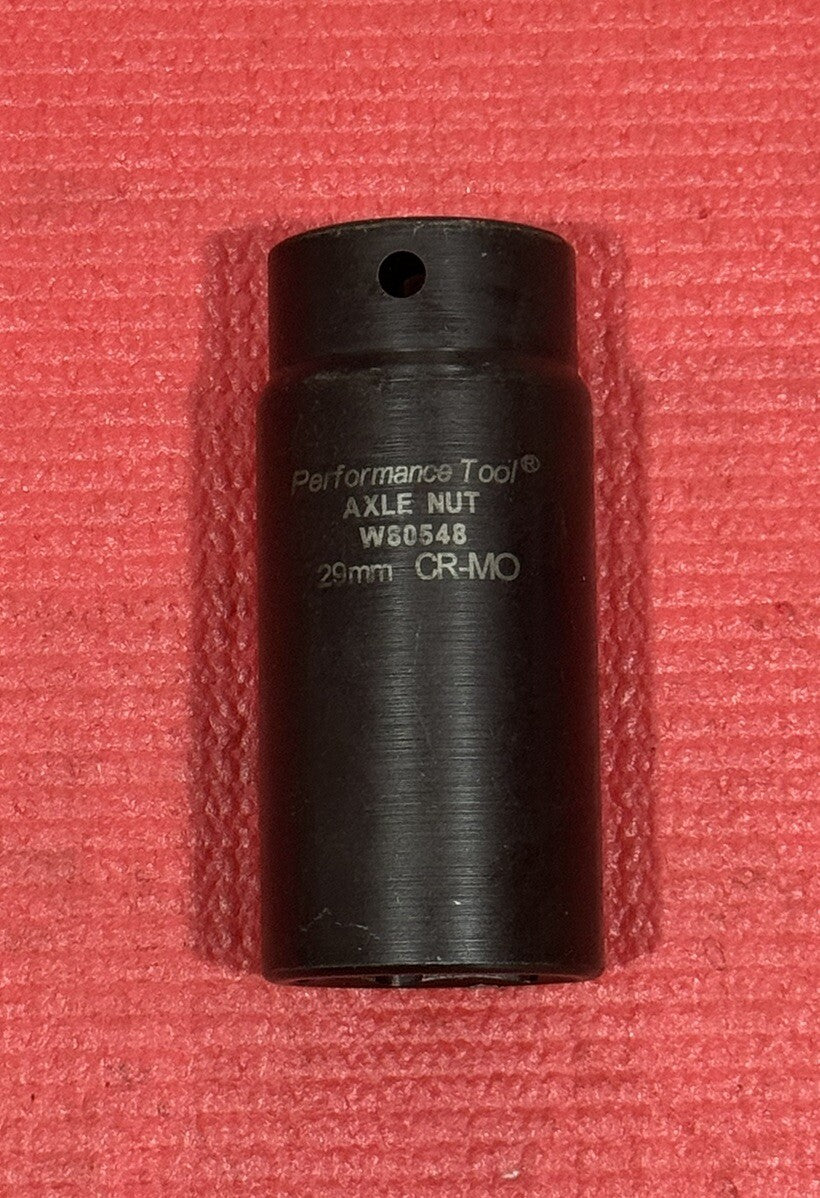 Vintage Performance Tool W80548, 1/2" Drive 29mm Axle Nut Spindle Impact Socket