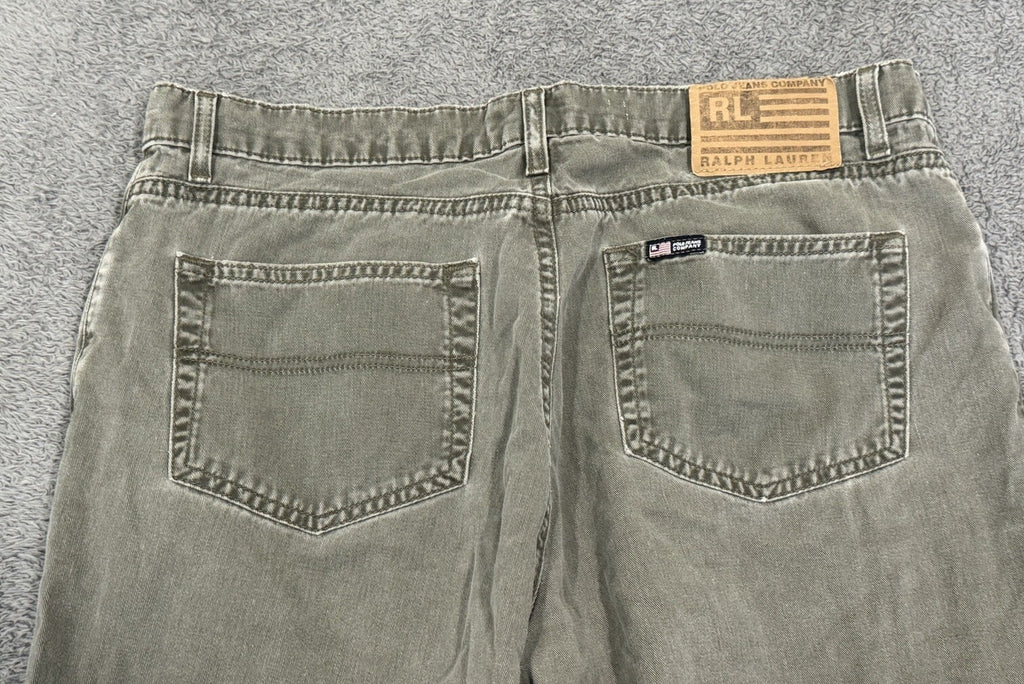 Polo Ralph Lauren Womens Size 12 X 31 Saturday Jean Gray Jeans RN67437