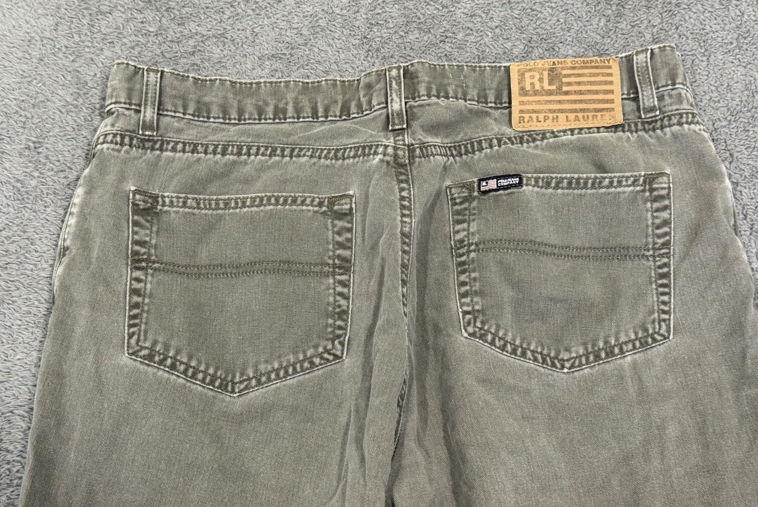 Polo Ralph Lauren Womens Size 12 X 31 Saturday Jean Gray Jeans RN67437