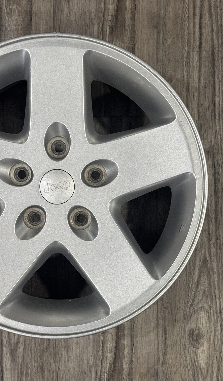 2007-2018 JEEP WRANGLER ALLOY 5-SPOKE WHEEL RIM 17X7.5 17" 1AH78TRMAE OEM