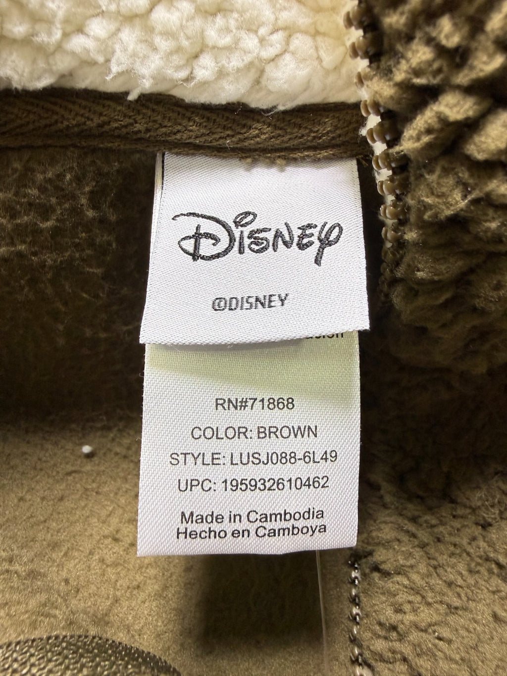 Disney Chip N Dale Freeze Sherpa Fleece Soft Mock Neck Pullover Women's 2XL