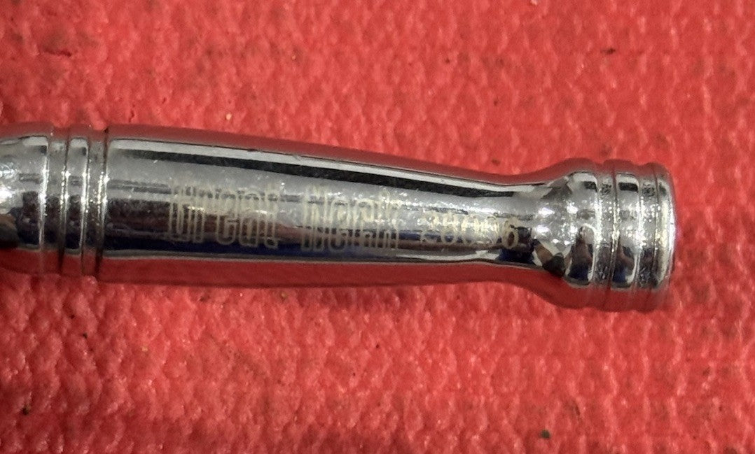 Great Neck 28006 3/8" Drive Stubby Thumbwheel Ratchet Great Condition