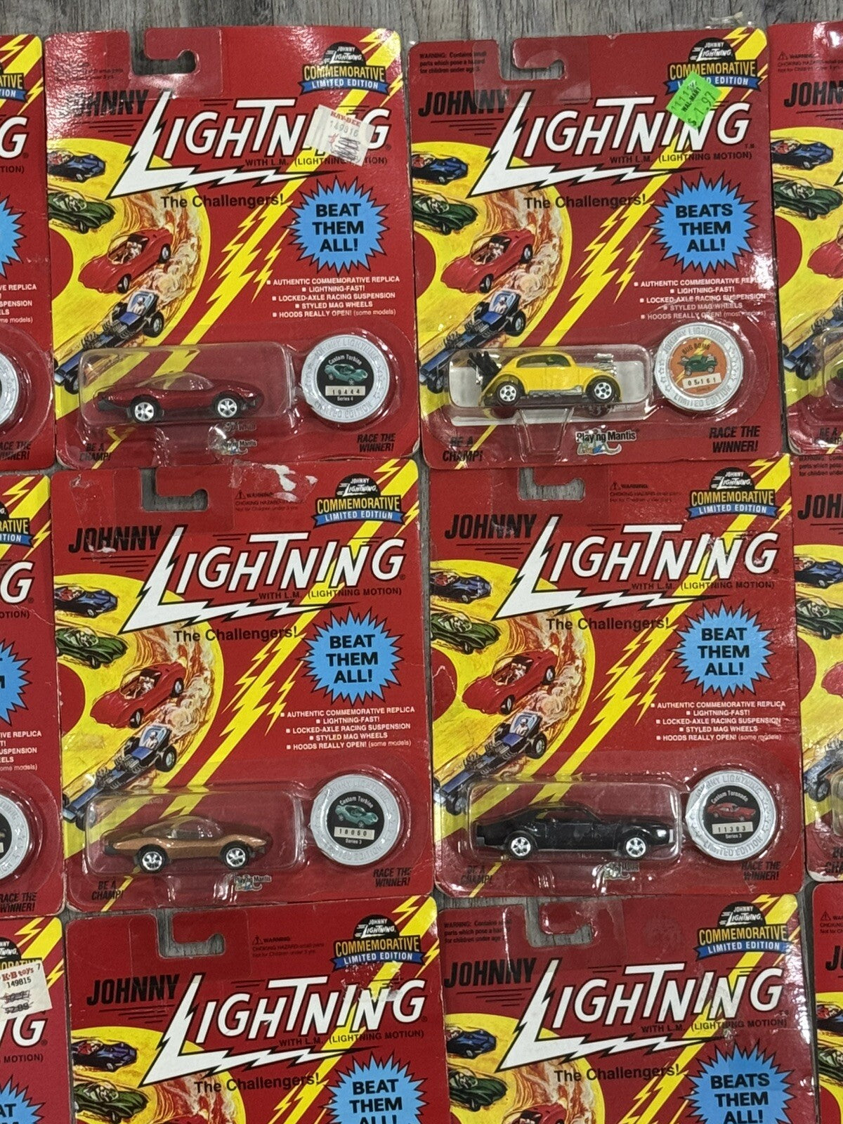 Johnny Lightning Commemorative Series NEW 1994 1995 -SET of 19Pc Limited Edition