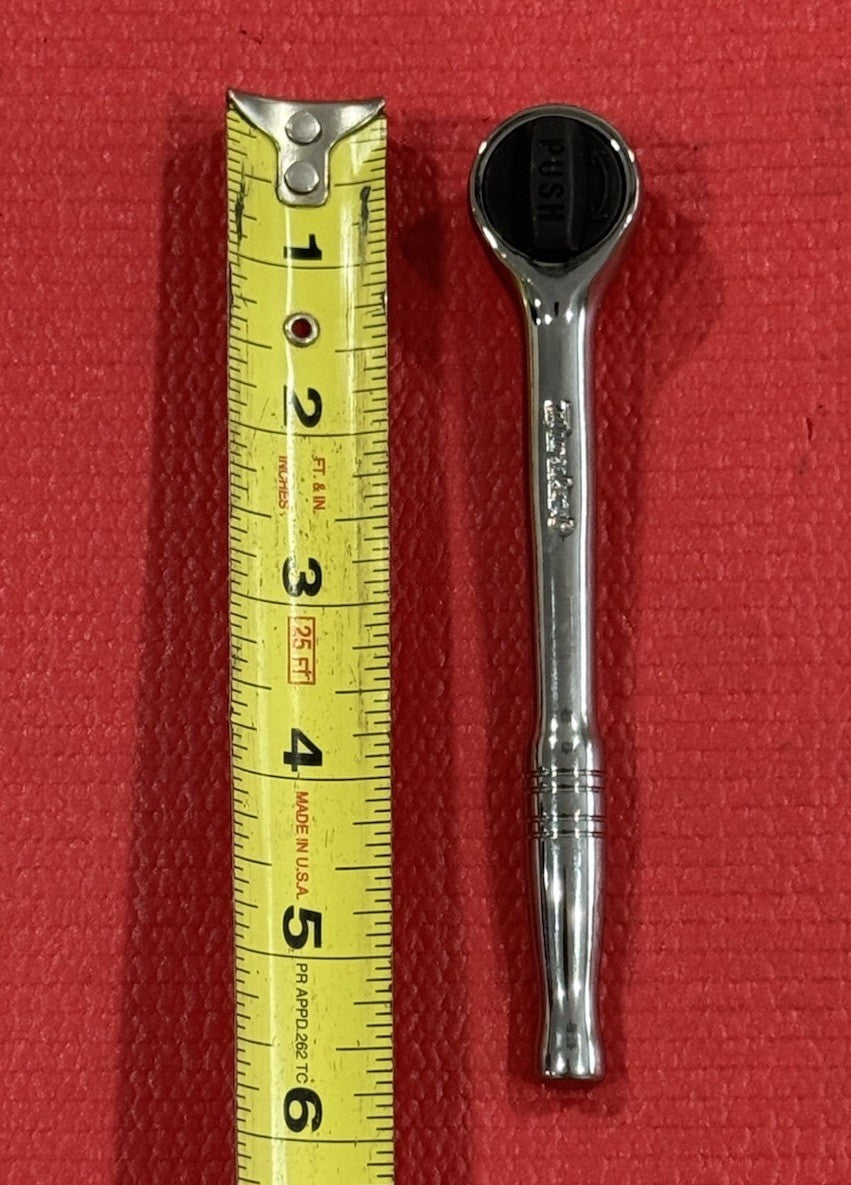 Duralast Tools 51-000 1/4” Drive Ratchet Quick Release Push Button NEW