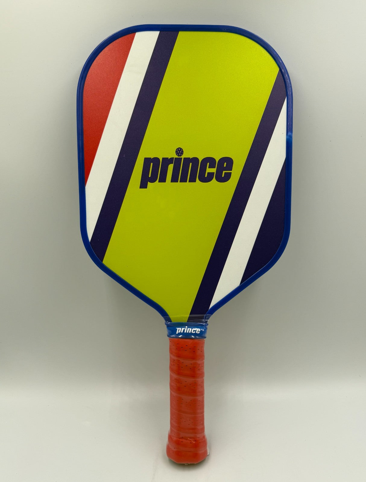 New Prince Recreational Series Pickleball Paddle Retro Lime Green Red Blue