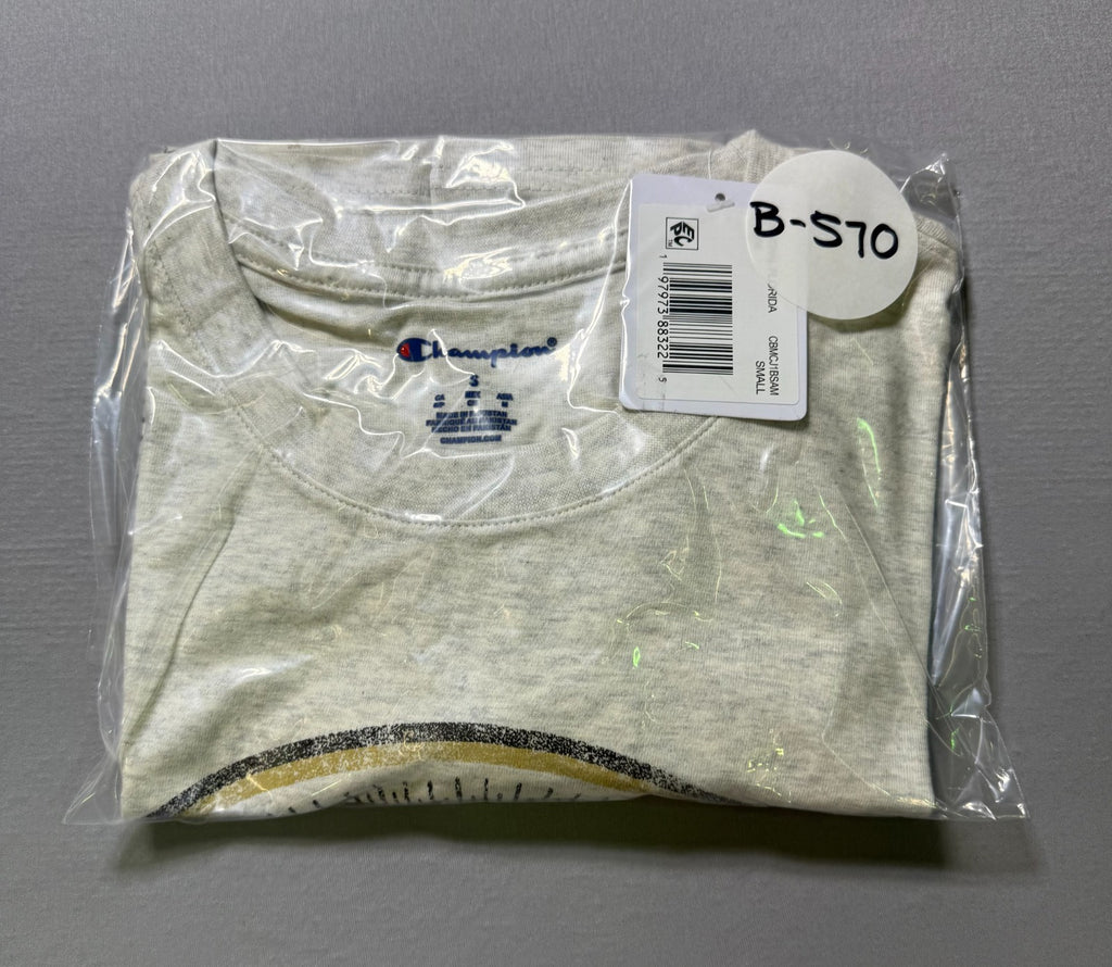 NWT Champion UCF Knights T-Shirt Men's Small Gray Short Sleeve Crew Neck Sports