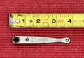 Chapman Vintage CM-13 Stainless 1/4" Ratcheting Drive Hex Wrench Made in USA