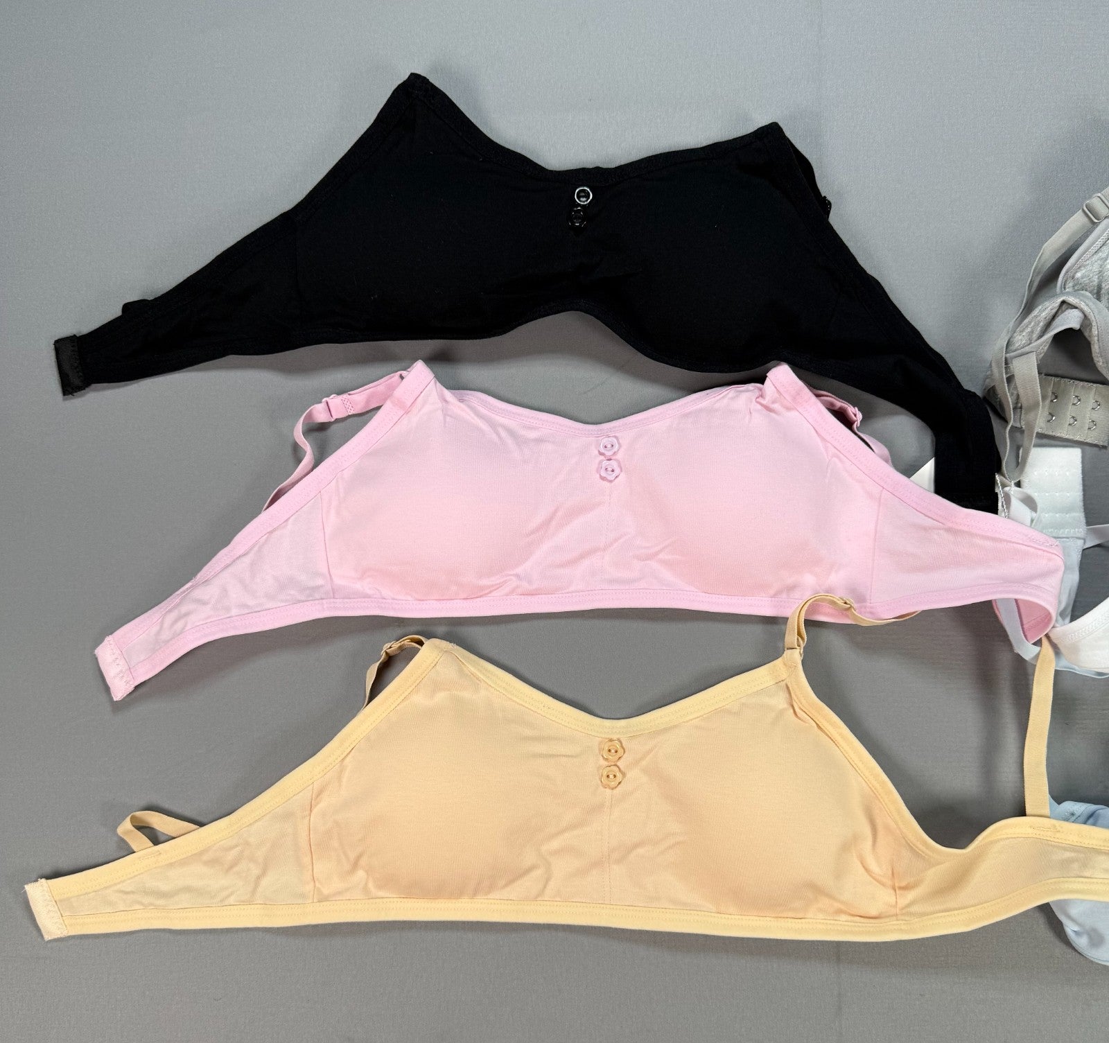 Pack of 6 Neapro Seamless Bras & Panties Sets Girls Medium Adjustable Straps