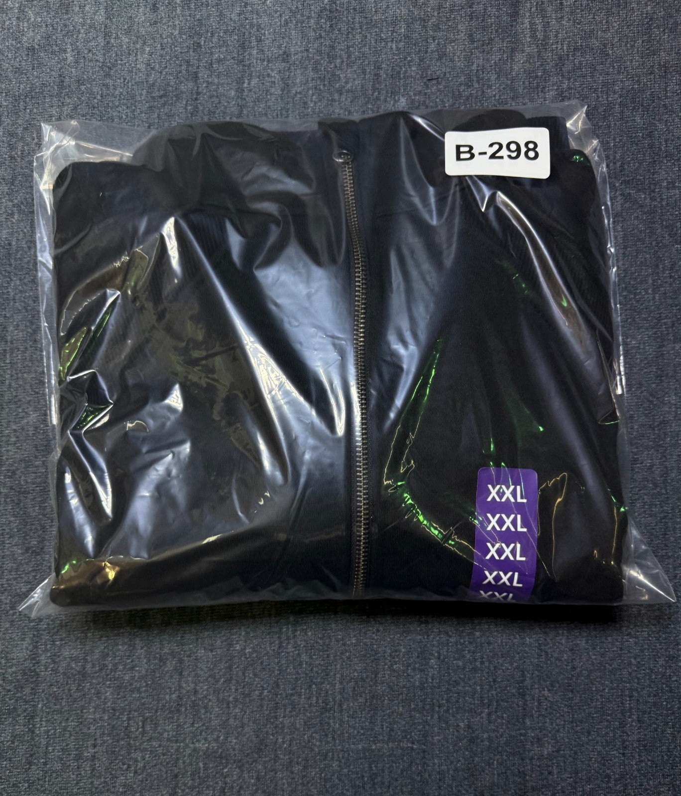 NWT Member's Mark Fleece Half-Zip Pullover Sweatshirts Women's 2XL Black Cropped