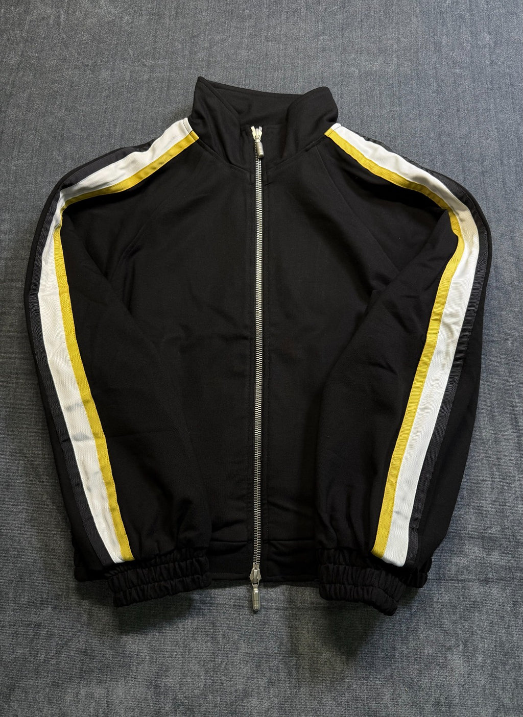 NWT Rhude Traxedo Jacket Men's Large Black Multi Full-Zip Long Sleeve Outdoor