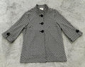 REQ WOMENS SIZE LARGE BLACK & WHITE SWEATER BLAZER/CARDIGAN G5
