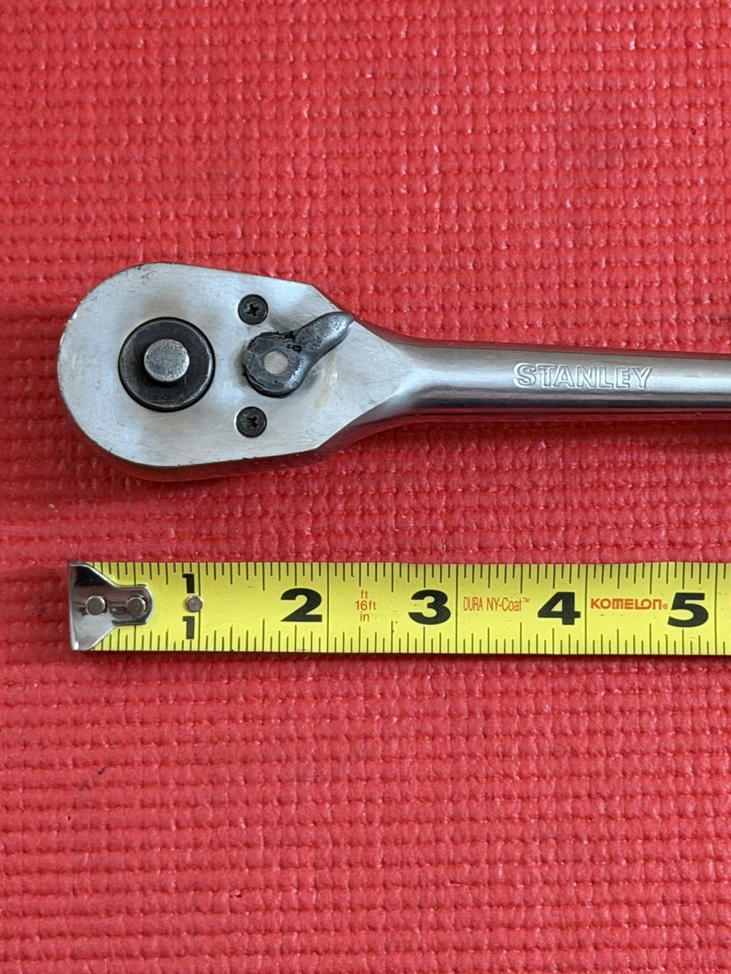 Stanley 1/2" Drive Quick Release Socket Ratchet 9.5" Long Model 91-930 Used