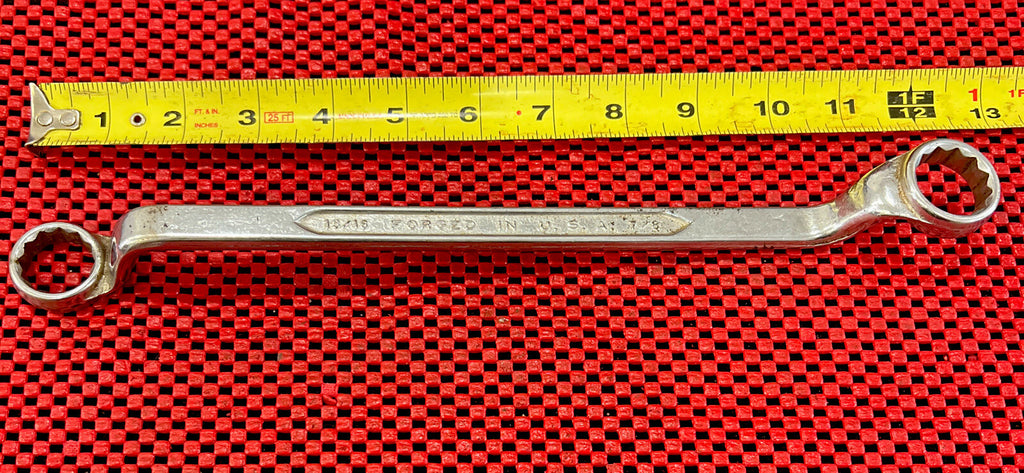 West line 7/8in x 13/16in 12 pt Offset Box End Wrench USA Forged Steel N6