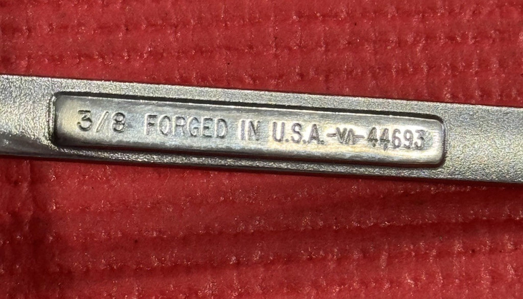 Vintage Craftsman VA 44693 3/8" Combination Wrench 12 Point Made In USA NEW