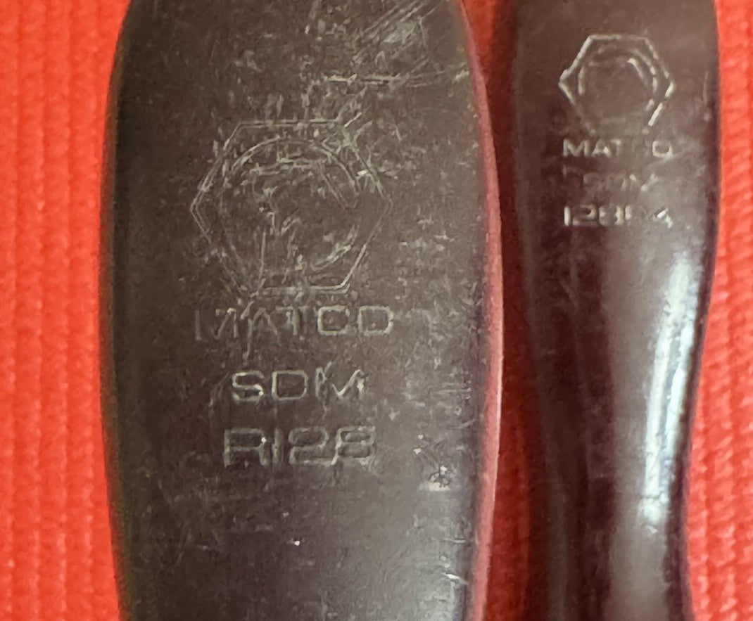Matco Tools SDM 128P4, SDM R128  2 Pc Lot Screwdriver Flat & Phillip Long Maroon