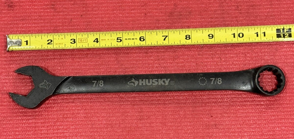 Husky Tools 7/8” SAE Universal Combination Wrench Black
